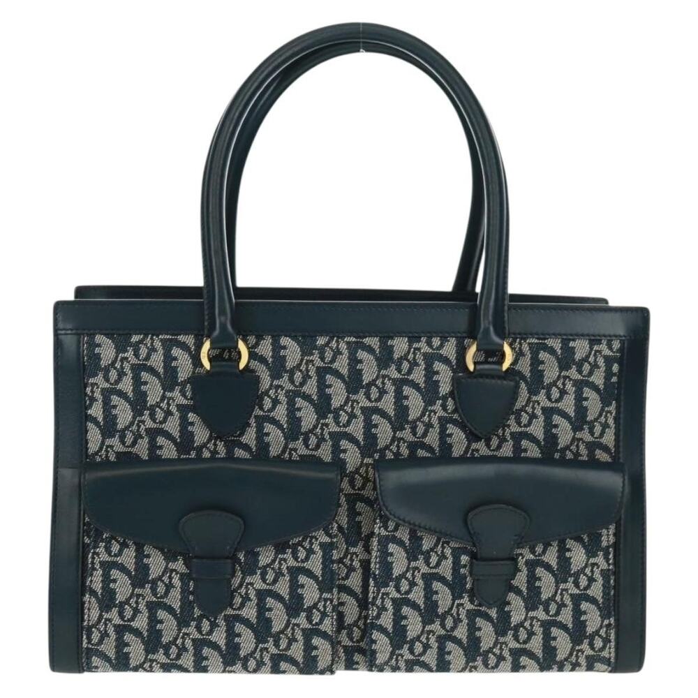 Dior Trotter Handbag Navy Blue